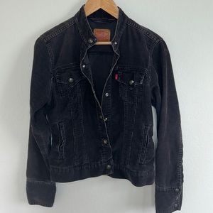 Levi’s Womens Dark Brown Corduroy Jacket Size Small